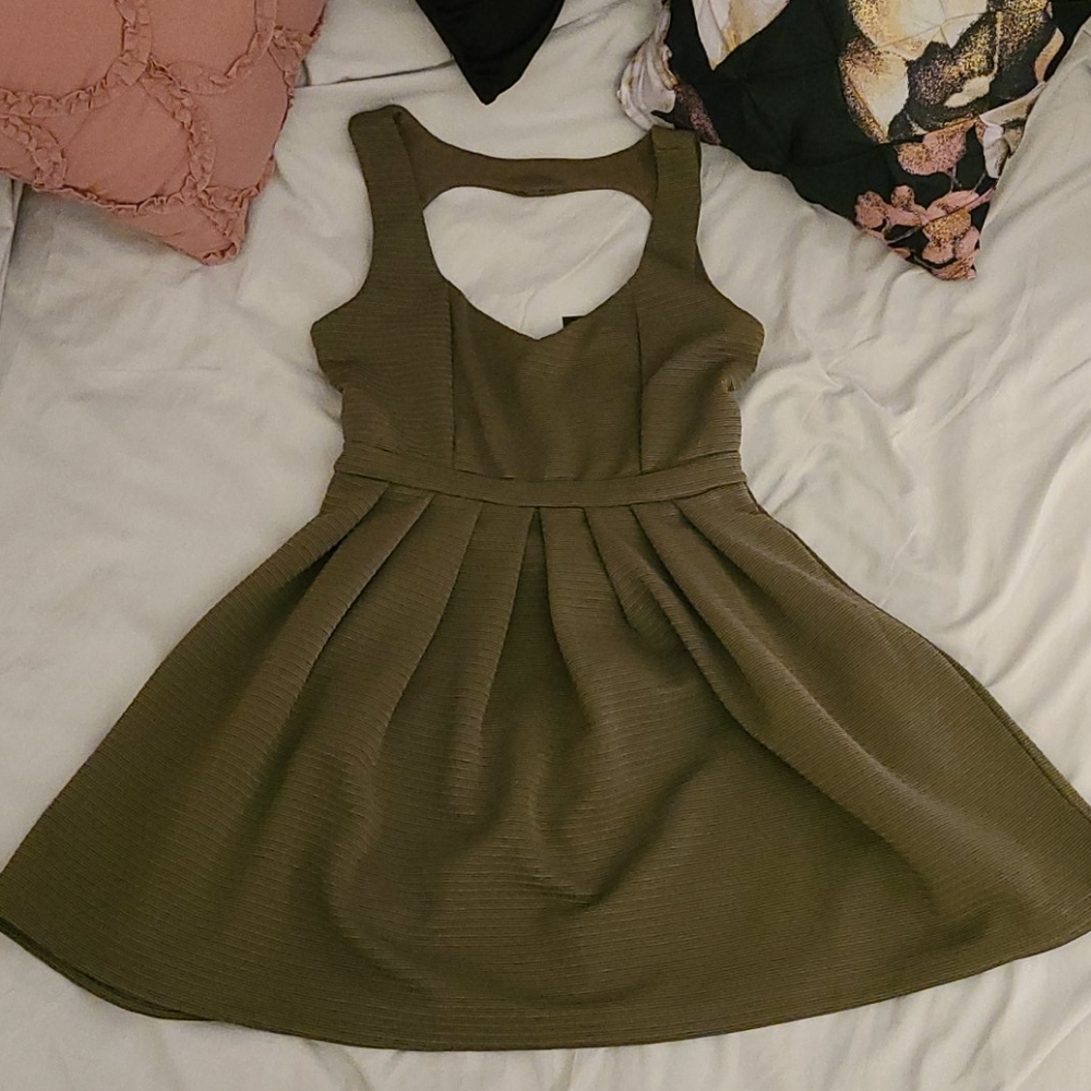 Halter heart dress